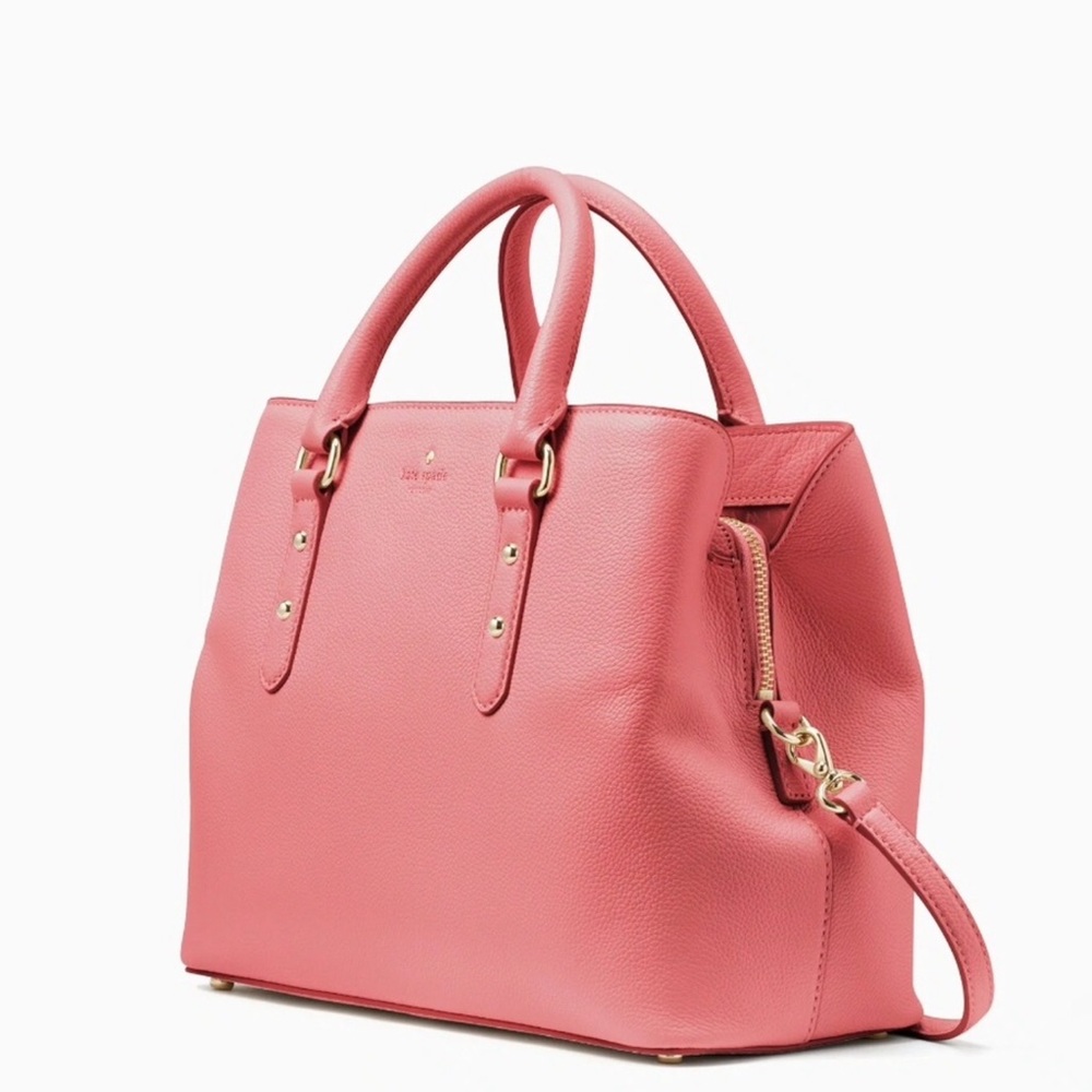 ❌SOLD NWT Kate Spade Evangeline Larchmont Av Coral - Picture 2 of 8